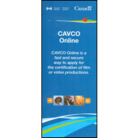 CAVCO online / [issued by the] Canadian Audio-Visual Certification Office  (CAVCO). : CH44-138/2010 - Government of Canada Publications 